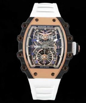 리차드밀 RM21-02 투르비용 에어로다인 뉴버젼 골드 화이트 시계 워치